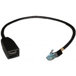 Adapter for connecting a microphone over a twisted pair