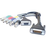 HDCI port breakout to 5-BNC and DB9