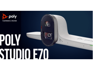 Poly Studio E70 - первая в своем роде интеллектуальная камера, которая объединяет залы заседаний