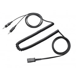 Plantronics Витой шнур (с QD) для подключения ТГ к звуковой карте компьютера 