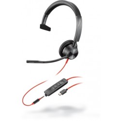 Poly Blackwire 3315 Microsoft USB-C [214015-01] - Проводная гарнитура UC (Plantronics) 