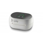 Poly Voyager Free 60+, Smart Charge Case, USB-C, White Sand [216754-02]