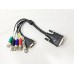 HDCI port breakout to 5-BNC and DB9 - Кабель-адаптер для подключения камер Polycom EagleEye HD к системам HDX либо к компьютеру